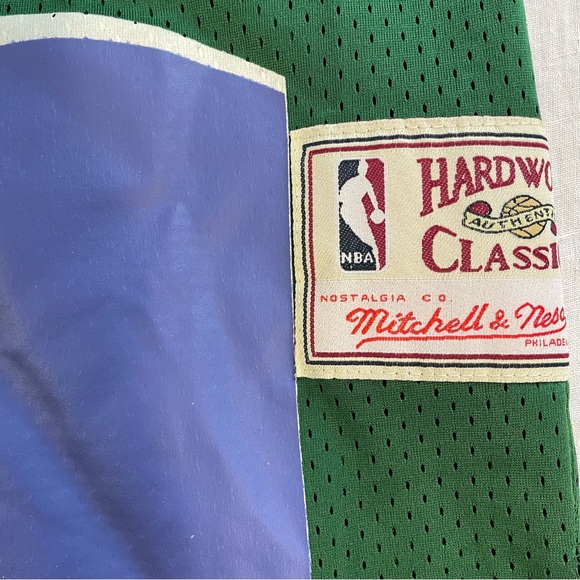 Mitchell and Ness Hardwood Classic Milwaukee Bucks #34 Ray Allen Jersey - Picture 7 of 10